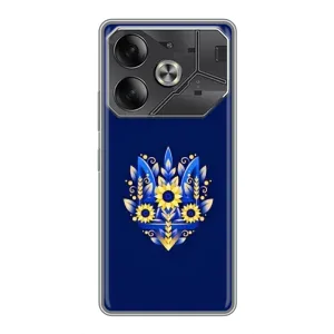 Чехол с картинкой (Патриотический ГЕРБ) на Tecno Pova 6 (герб)