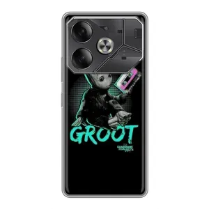 Чехол Супергерои Марвел на Пова 6 (Groot)