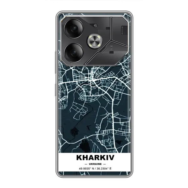 Чехол с рисунком «Харьков» для TECNO Pova 6 Чехол с рисунком «Харьков» для TECNO Pova 6