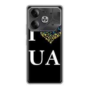 Силиконовый Чехол на Tecno Pova 6 (Я-Украина) (I Love UA)
