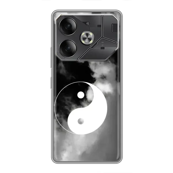 Чехол с рисунком «Инь-Янь» для TECNO Pova 6 Чехол с рисунком «Инь-Янь» для TECNO Pova 6