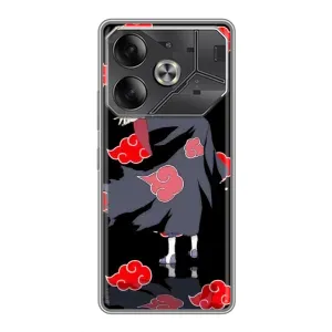 Чехлы с картинкой Итачи Учиха на Tecno Pova 6 (Итачи в плаще)