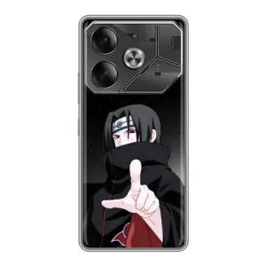 Чехлы с картинкой Итачи Учиха на Tecno Pova 6 (Итачи Знак)
