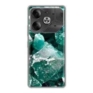 Чохол (Дорого-богато) на Tecno Pova 6 (Смарагд)