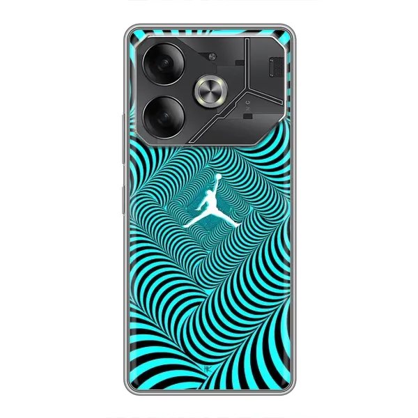 Чехол с рисунком «JORDAN» для TECNO Pova 6 Чехол с рисунком «JORDAN» для TECNO Pova 6