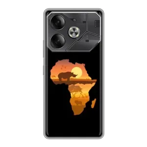 Летний Чехол на Tecno Pova 6 (Карта)