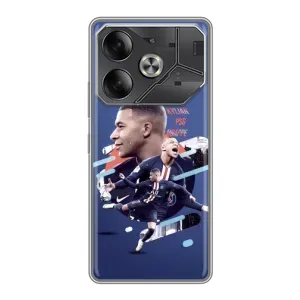 Чехол (TPU) с Футболистом на Tecno Pova 6 (Килиан)