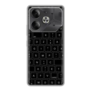 Чехол с рисунком «Клавиатура» для TECNO Pova 6