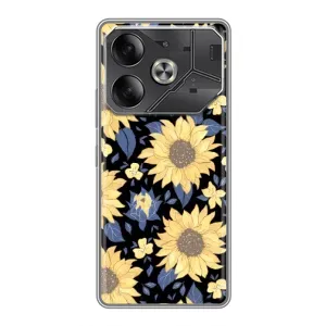 Чехлы с тематикой "ЦВЕТЫ" на Tecno Pova 6