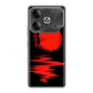 Летний Чехол на Tecno Pova 6 (Красный Закат)