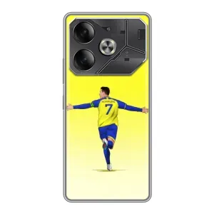 Чехол Криштиану Роналду для Tecno Pova 6 (Криштиану Аль Наср)