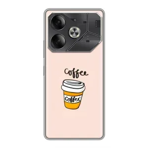 Чохол з зображенням смачної їжі для Tecno Pova 6 (Кружка Кави)
