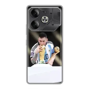 Чохли Лео Мессі Аргентина для Tecno Pova 6