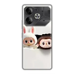 Чохол з принтом Лабубу для Tecno Pova 6 (Фігурки Labubu)