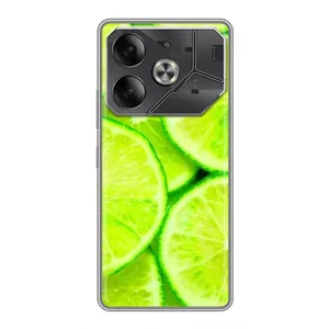 Чохол з зображенням смачної їжі для Tecno Pova 6 (Лайм)
