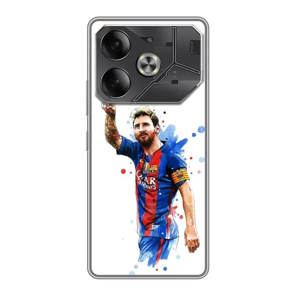 Чехол с рисунком «Leo Messi» для TECNO Pova 6 Чехол с рисунком «Leo Messi» для TECNO Pova 6