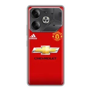 Силиконовые Чехлы принт Футбол на Tecno Pova 6 (Man United)