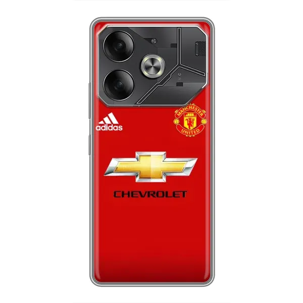 Чехол с рисунком «Man United» для TECNO Pova 6 Чехол с рисунком «Man United» для TECNO Pova 6