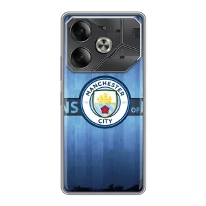 Силиконовые Чехлы принт Футбол на Tecno Pova 6 (ManCity)