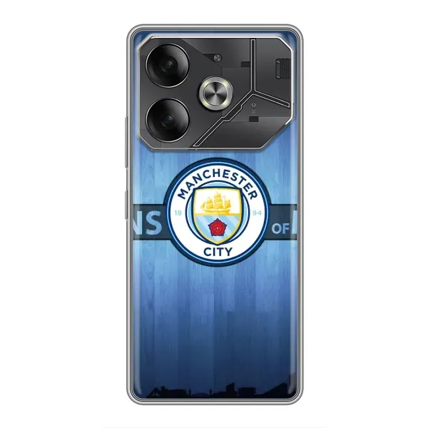 Чехол с рисунком «ManCity» для TECNO Pova 6 Чехол с рисунком «ManCity» для TECNO Pova 6