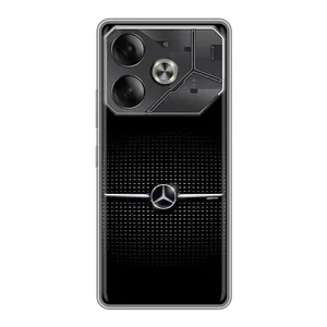 Силіконовий бампер з картинкою машини на Tecno Pova 6 (Mercedes)