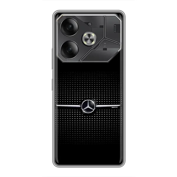Чехол с рисунком «Mercedes» для TECNO Pova 6 Чехол с рисунком «Mercedes» для TECNO Pova 6