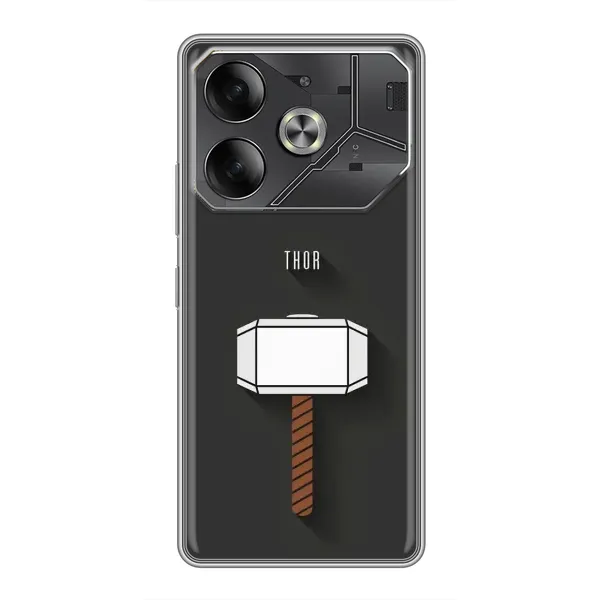 Чехол с рисунком «Молот Тора» для TECNO Pova 6