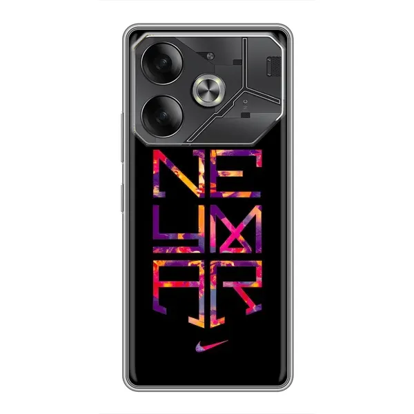 Чехол с рисунком «N E Y M A R» для TECNO Pova 6 Чехол с рисунком «N E Y M A R» для TECNO Pova 6