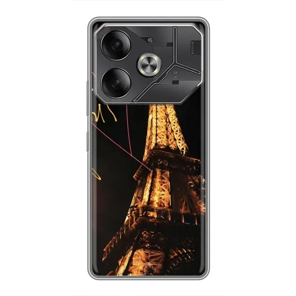Чехол с рисунком «Paris» для TECNO Pova 6 Чехол с рисунком «Paris» для TECNO Pova 6