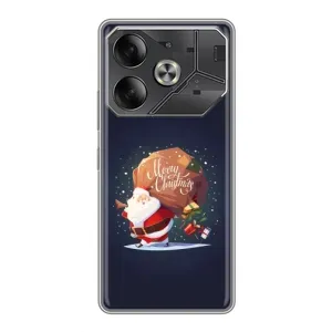 Чохол Санта Клаус для Tecno Pova 6 (Подарунки від Санти)