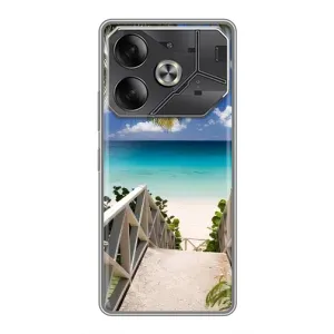 Летний Чехол на Tecno Pova 6 (Рай)