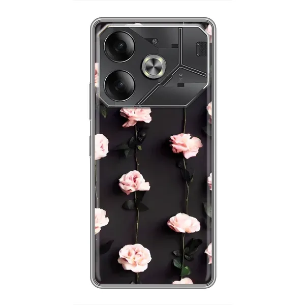 Чехол с рисунком «Розы» для TECNO Pova 6 Чехол с рисунком «Розы» для TECNO Pova 6