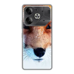Чехол с Лисичкой для Tecno Pova 6 (Рыжая Лисичка)