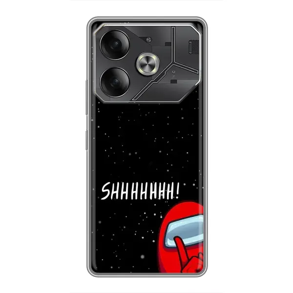 Чехол с рисунком «SHHHHH» для TECNO Pova 6 Чехол с рисунком «SHHHHH» для TECNO Pova 6