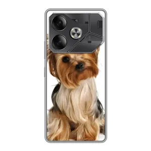 Чехол (ТПУ) Милые собачки для Tecno Pova 6 (Собака Терьер)
