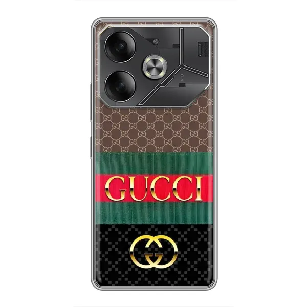 Чехол с рисунком «Стиль GUCCI» для TECNO Pova 6 Чехол с рисунком «Стиль GUCCI» для TECNO Pova 6