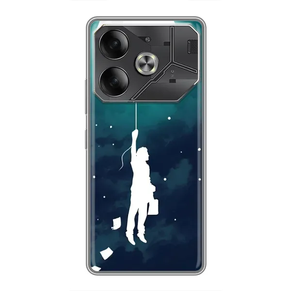 Чехол с рисунком «To The moon» для TECNO Pova 6 Чехол с рисунком «To The moon» для TECNO Pova 6
