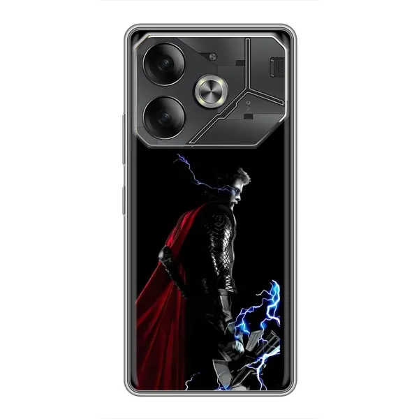 Чехол с рисунком «Тор» для TECNO Pova 6