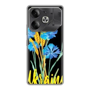 Чохол на Tecno Pova 6 (Український дизайн) (Україна в квітах)