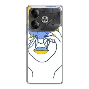 Чохол на Tecno Pova 6 (Український дизайн) (Українка на всю голову)