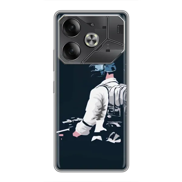 Чехол с рисунком «В экиперовке» для TECNO Pova 6