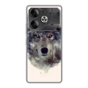 Чехол с Волком на Tecno Pova 6 (Волк)