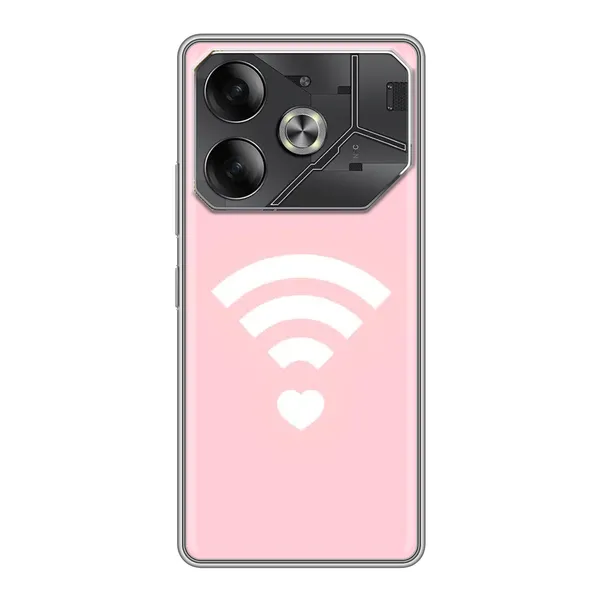Чехол с рисунком «WiFi Love» для TECNO Pova 6 Чехол с рисунком «WiFi Love» для TECNO Pova 6