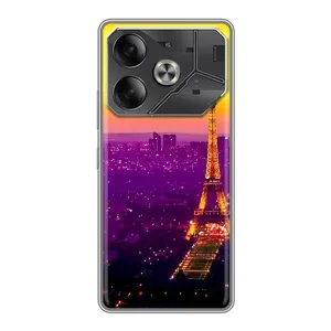 Чехол с Эйфелевой башней на Tecno Pova 6 (Яркая башня)