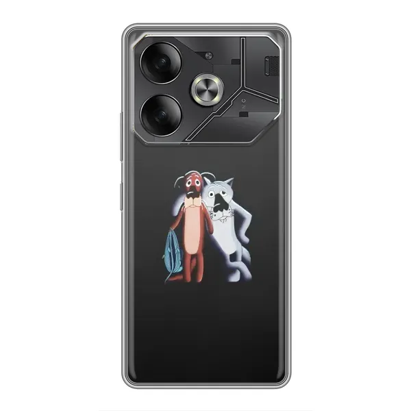 Чехол с рисунком «Шо, опять» для TECNO Pova 6