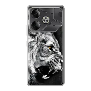 Чехол с картинкой на Tecno Pova 6 (Злой ЛЕВ)