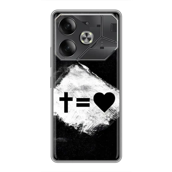 Чехол с рисунком «Значки 2» для TECNO Pova 6 Чехол с рисунком «Значки 2» для TECNO Pova 6
