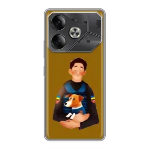 Чехол с принтом для Tecno Pova 6 (ЗСУ Патрон)