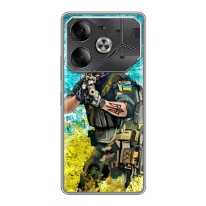 ЗСУ Чехлы (TPU) для Tecno Pova 6 (ЗСУ Воин)