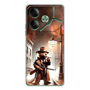 Чехол с мемами тралалело тралала для Tecno Pova 7 5G (Бобрито бандито)